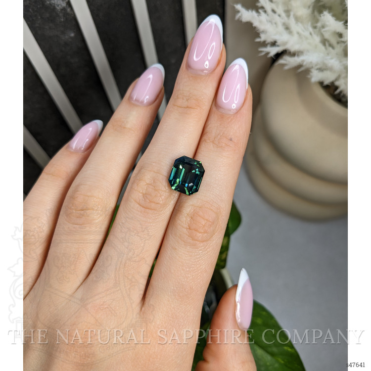 8.06 Ct. Bluish Green Sapphire from Madagascar