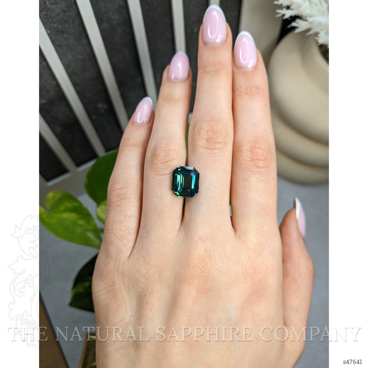 8.06 Ct. Bluish Green Sapphire from Madagascar