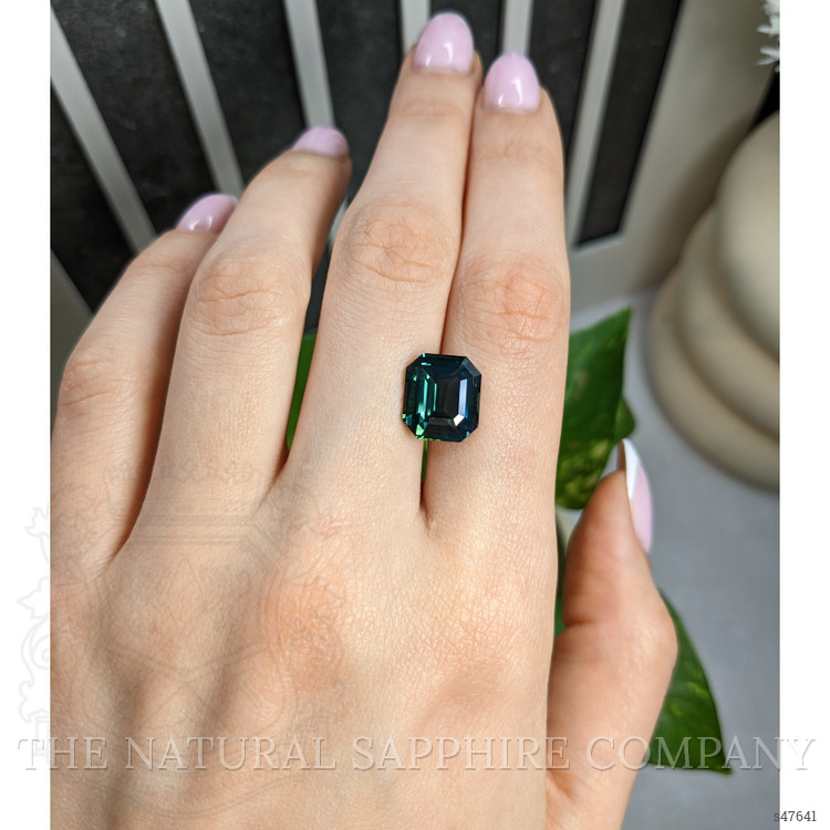 8.06 Ct. Bluish Green Sapphire from Madagascar