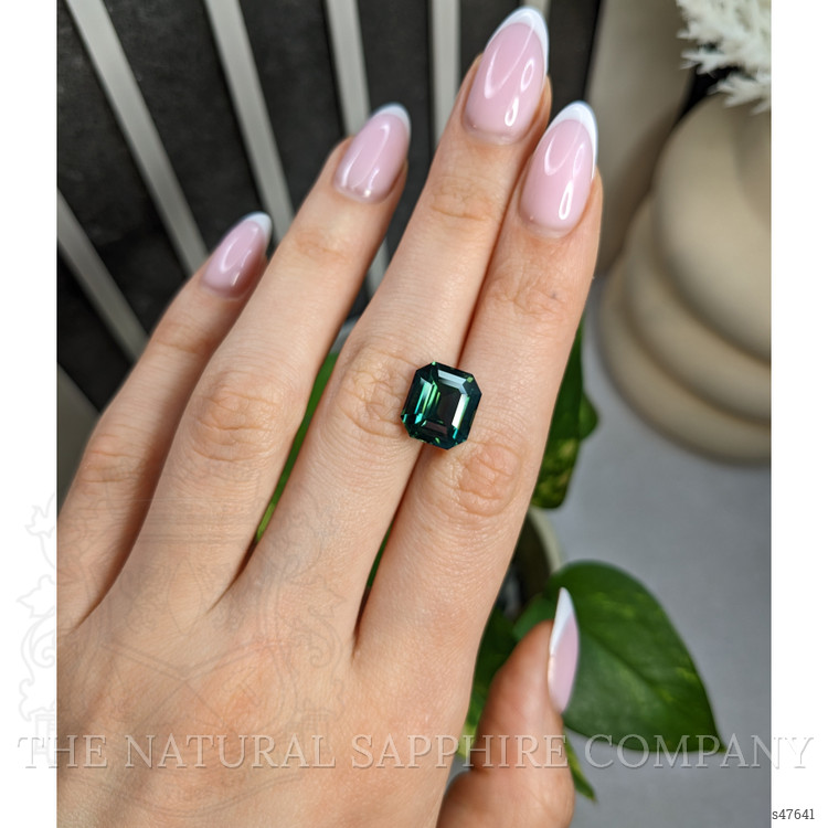 8.06 Ct. Bluish Green Sapphire from Madagascar