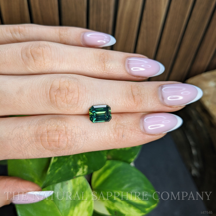3.77 Ct. Green Sapphire from Madagascar