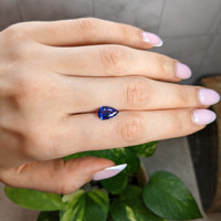 2.16 Ct. Blue Sapphire from Ceylon (Sri Lanka) Life Style