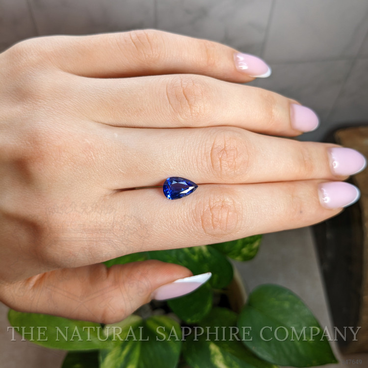 2.16 Ct. Blue Sapphire from Ceylon (Sri Lanka)