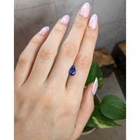 2.16 Ct. Blue Sapphire from Ceylon (Sri Lanka) Life Style