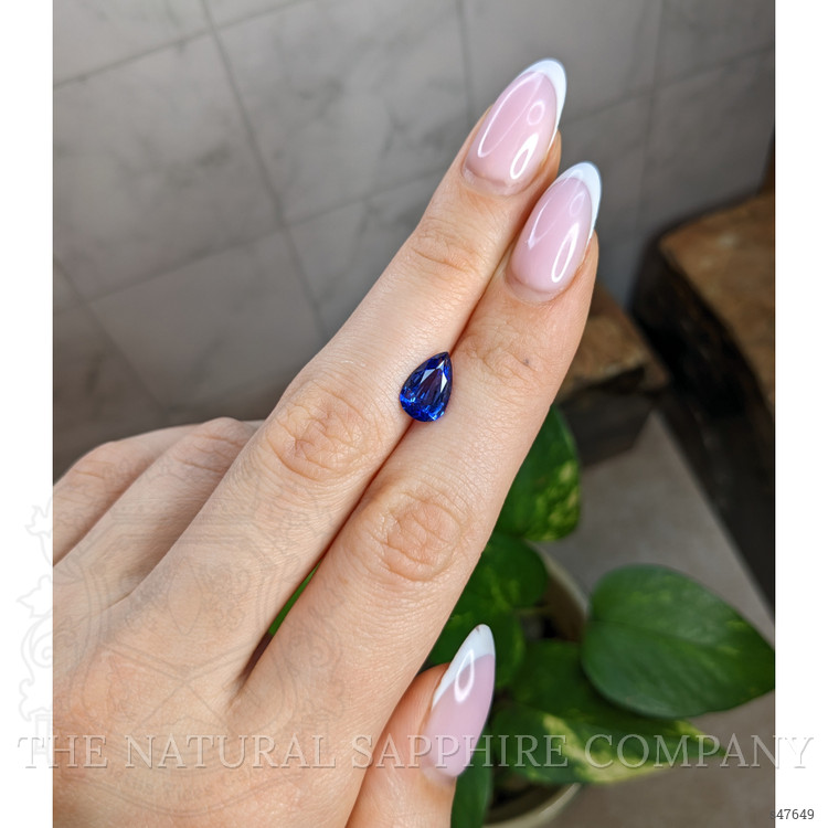 2.16 Ct. Blue Sapphire from Ceylon (Sri Lanka)