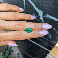 3.54 Ct. Emerald from Zambia Life Style