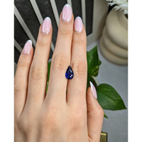2.89 Ct. Blue Sapphire from Ceylon (Sri Lanka) Life Style