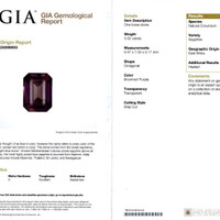 3.52 Ct. Color Change Sapphire from East Africa Scan Report