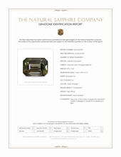 3.52 Ct. Color Change Sapphire from East Africa Scan Report