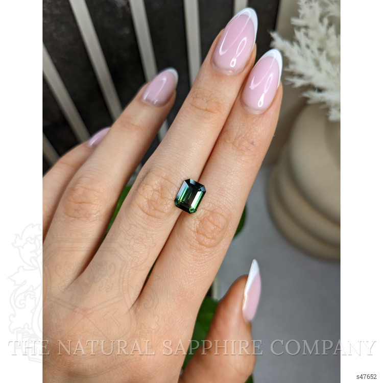 3.23 Ct. Bluish Green Sapphire from Madagascar