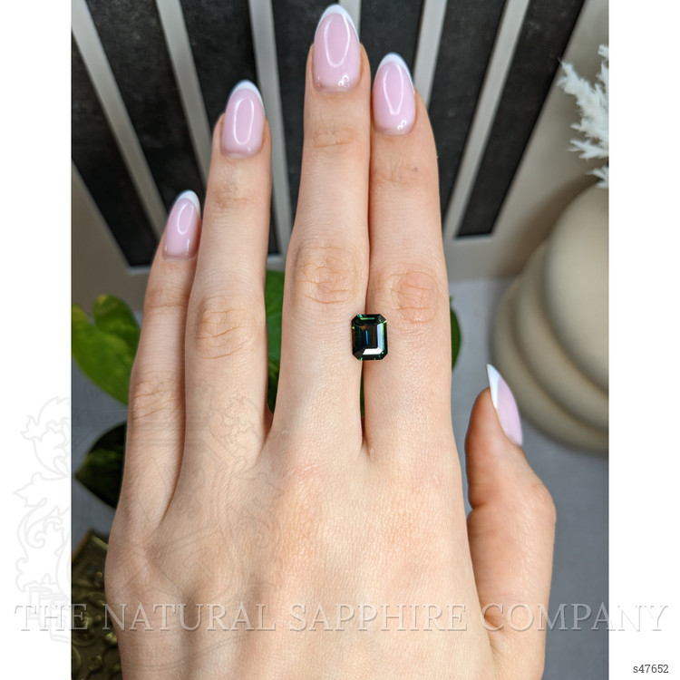 3.23 Ct. Bluish Green Sapphire from Madagascar