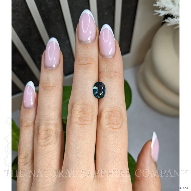 2.57 Ct. Bluish Green Sapphire from Madagascar