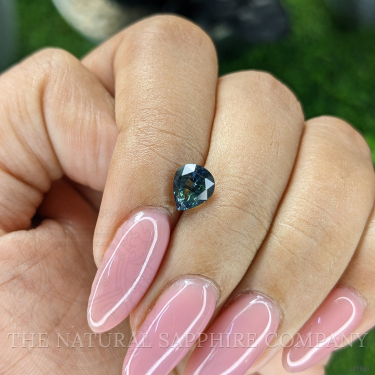 1.35 Ct. Bluish Green Sapphire from Africa