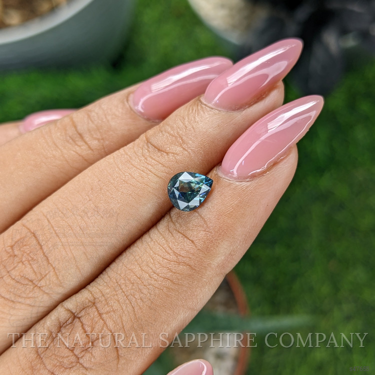 1.35 Ct. Bluish Green Sapphire from Africa