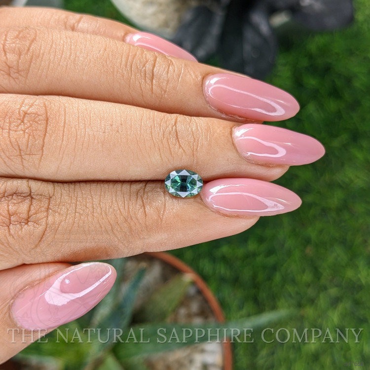 1.04 Ct. Bluish Green Sapphire from Africa