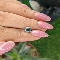 1.10 Ct. Bluish Green Sapphire from Africa Life Style