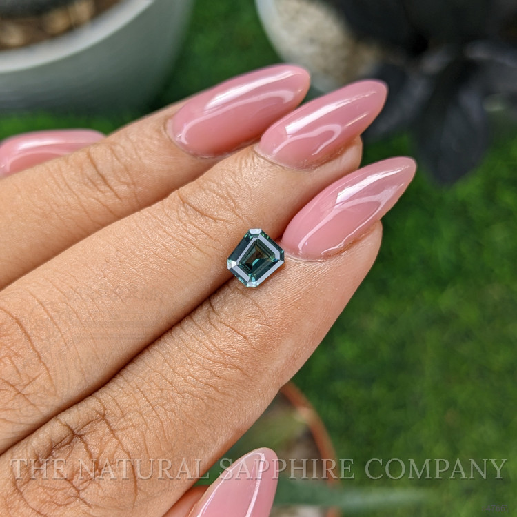 1.10 Ct. Bluish Green Sapphire from Africa