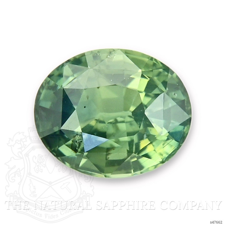 1.39 Ct. Yellowish Green Sapphire from Africa