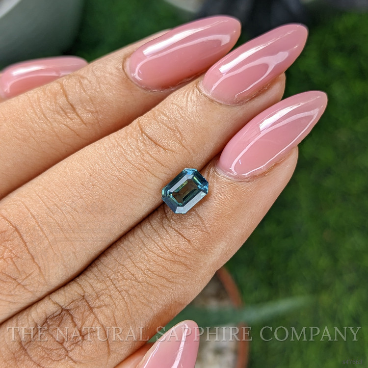 1.17 Ct. Greenish Blue Sapphire from Africa