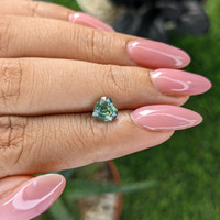 1.05 Ct. Yellowish Green Sapphire from Africa Life Style
