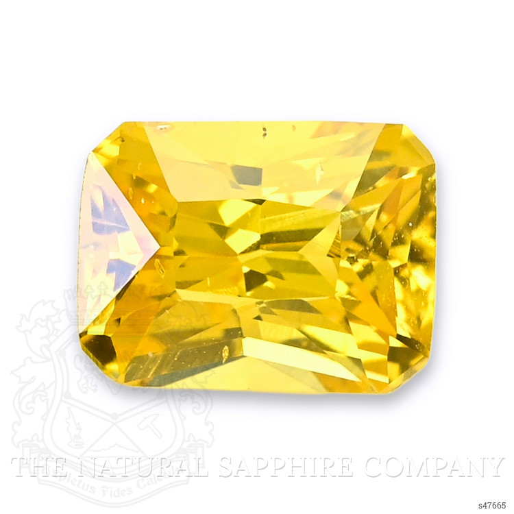 0.87 Ct. Yellow Sapphire from Ceylon (Sri Lanka)