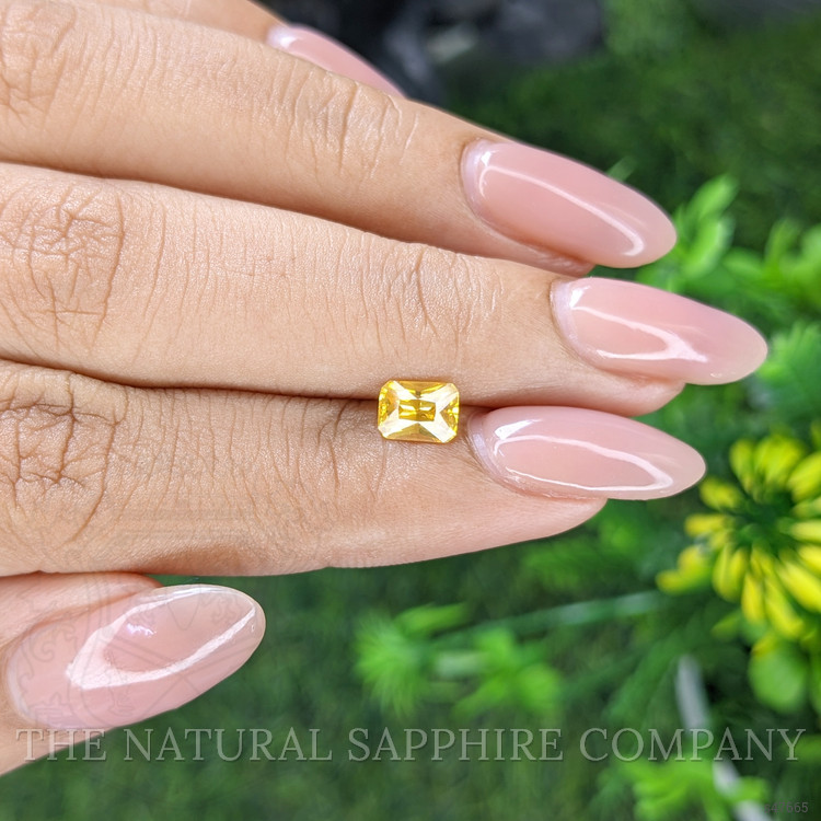 0.87 Ct. Yellow Sapphire from Ceylon (Sri Lanka)
