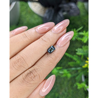 1.07 Ct. Greenish Blue Sapphire from Madagascar Life Style