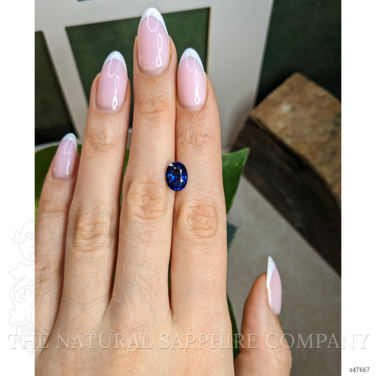 3.04 Ct. Blue Sapphire from Ceylon (Sri Lanka)