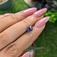 1.10 Ct. Blue Sapphire from Tanzania Life Style