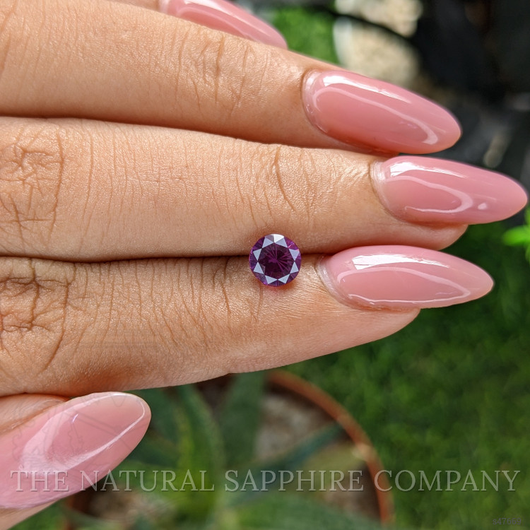 1.02 Ct. Pinkish Purple Sapphire from Tanzania