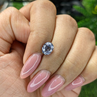 1.64 Ct. Blue Sapphire from Madagascar Life Style