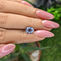 1.64 Ct. Blue Sapphire from Madagascar Life Style
