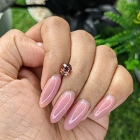 1.16 Ct. Orangish Brown Sapphire from Madagascar Life Style