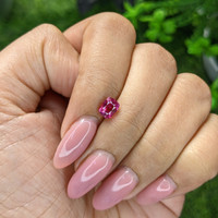 1.00 Ct. Purplish Pink Sapphire from Madagascar Life Style
