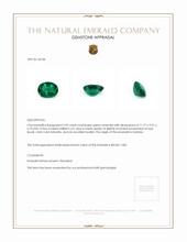 3.95 Ct. Emerald from Zambia Appraisal