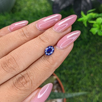 1.03 Ct. Blue Sapphire from Tanzania Life Style