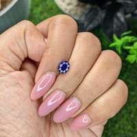 1.03 Ct. Blue Sapphire from Tanzania Life Style