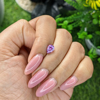 1.08 Ct. Pinkish Purple Sapphire from Tanzania Life Style