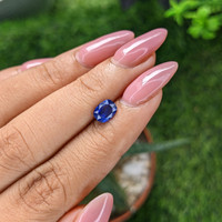 1.02 Ct. Blue Sapphire from Tanzania Life Style