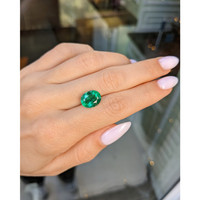 3.70 Ct. Emerald from Zambia Life Style