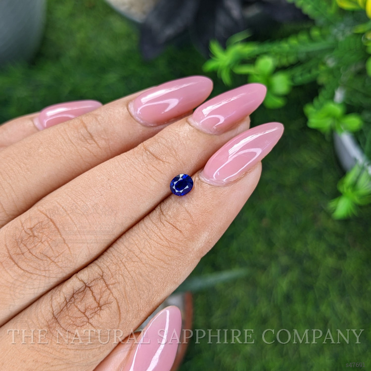0.54 Ct. Blue Sapphire from Tanzania