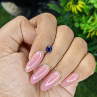 0.54 Ct. Blue Sapphire from Tanzania Life Style