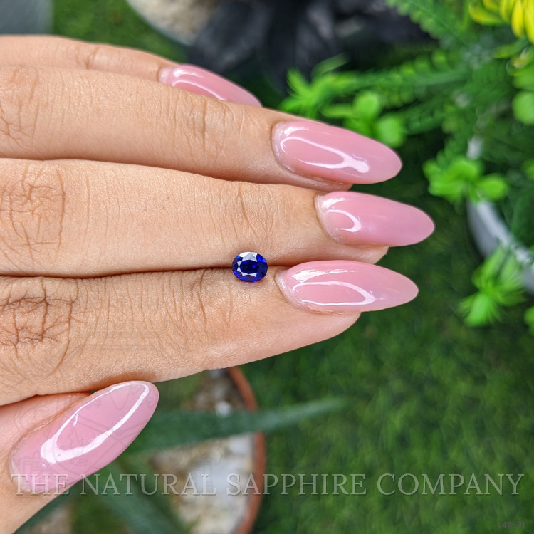 0.54 Ct. Blue Sapphire from Tanzania