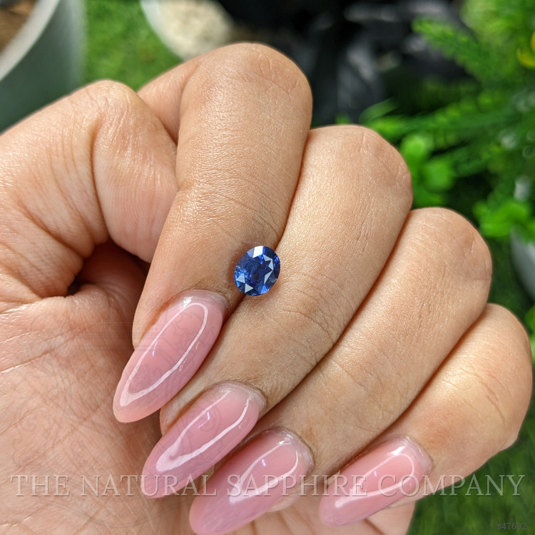 1.05 Ct. Purplish Blue Sapphire from Tanzania