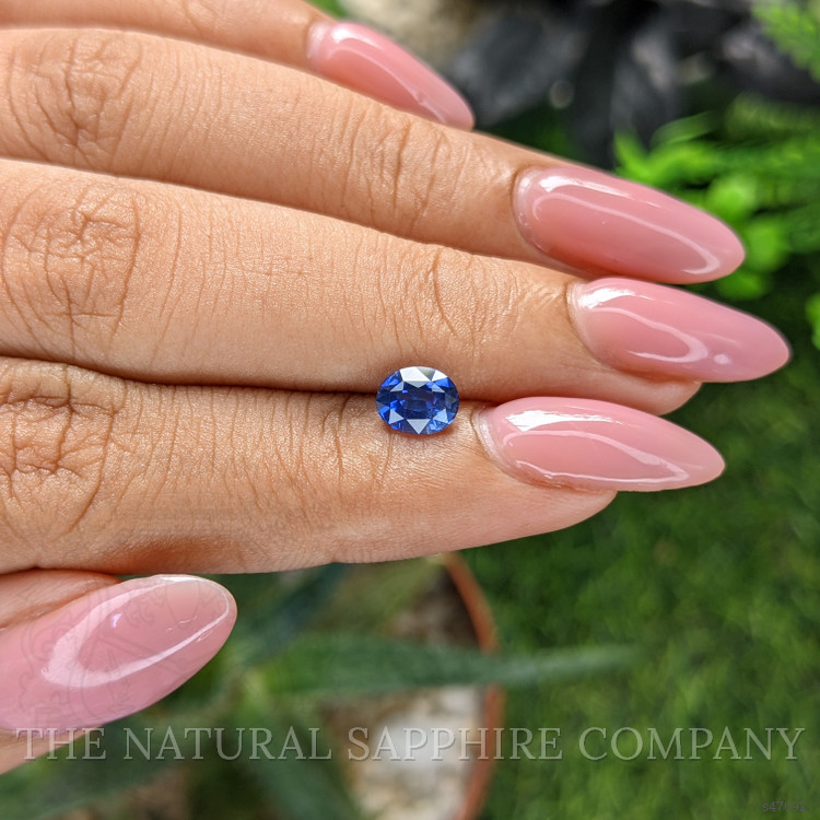 1.05 Ct. Purplish Blue Sapphire from Tanzania