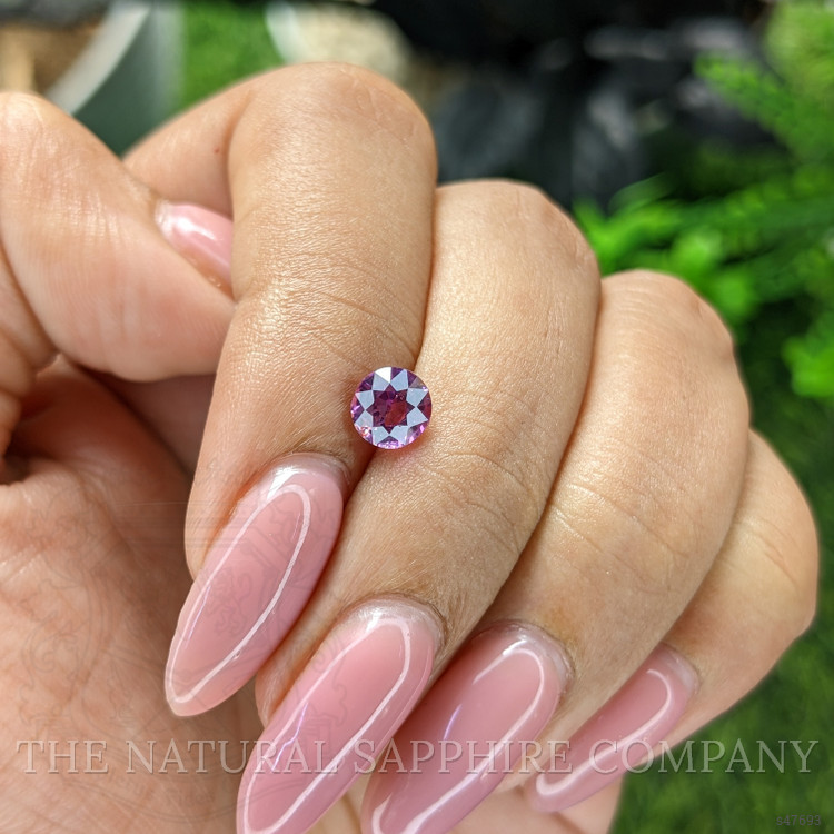 1.01 Ct. Purplish Pink Sapphire from Madagascar