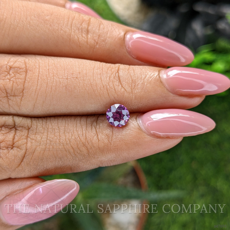 1.01 Ct. Purplish Pink Sapphire from Madagascar