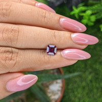1.10 Ct. Purplish Pink Sapphire from Madagascar Life Style