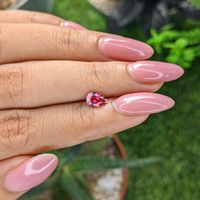 0.68 Ct. Padparadscha Sapphire from Tanzania Life Style