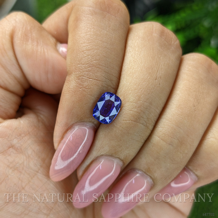 1.55 Ct. Purplish Blue Sapphire from Madagascar